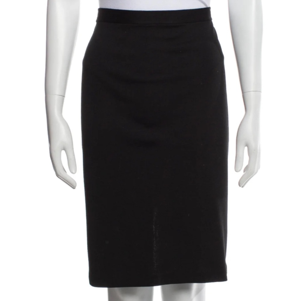 ST. JOHN CAVIAR | Pencil Skirt in Black Sz.4 MSRP $695